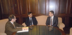 26 December 2012 The National Assembly Speaker talks to the Pakistani Ambassador to Serbia